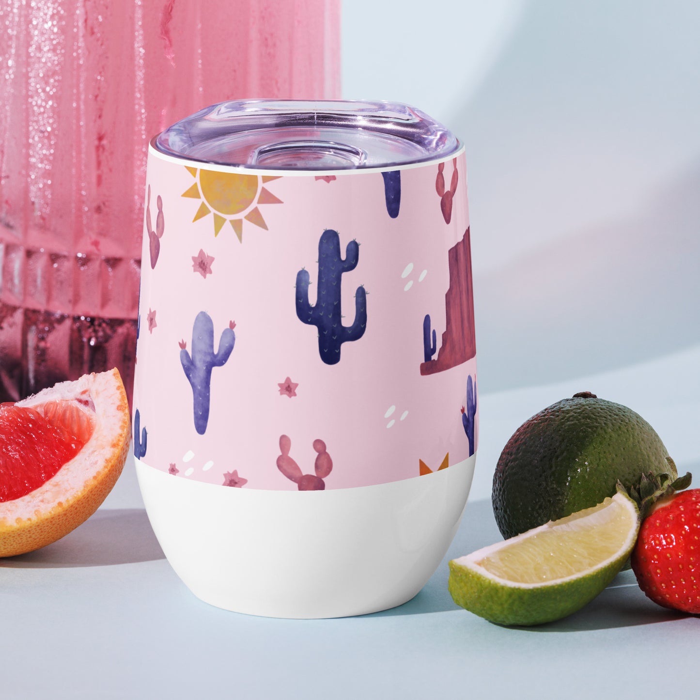 Sonoran Desert Wine tumbler