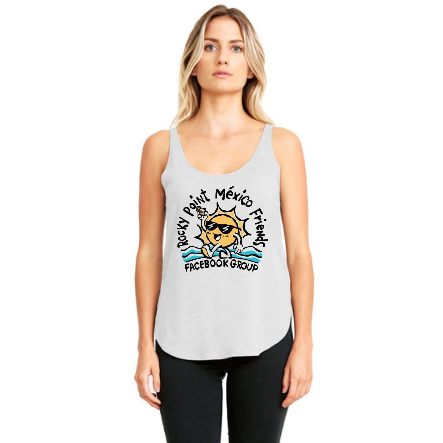 Sunny Rocky Point México Friends Tank tops