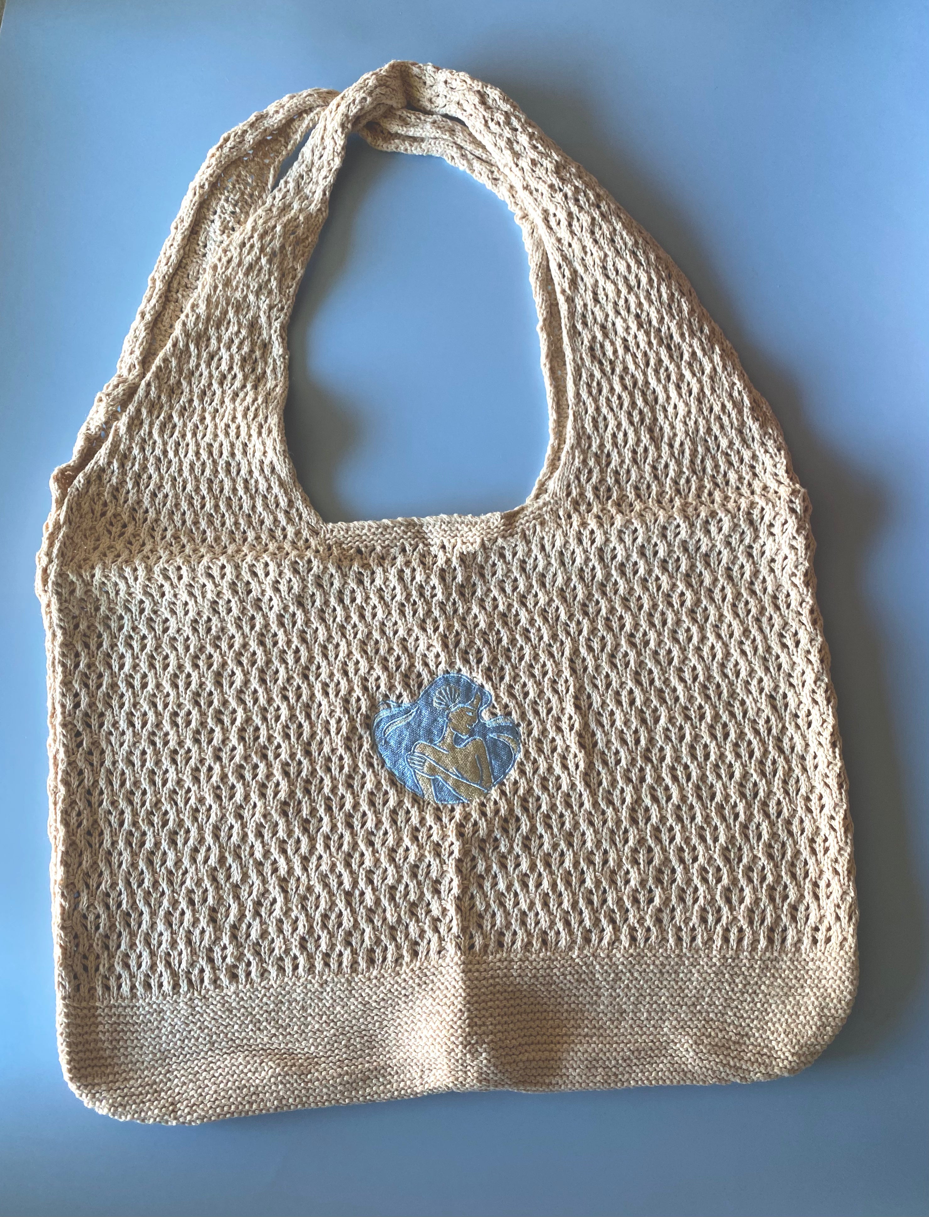 Living in Feminine Flow Tote | Crochet Mamacitas tote | Retreat Beach Bag