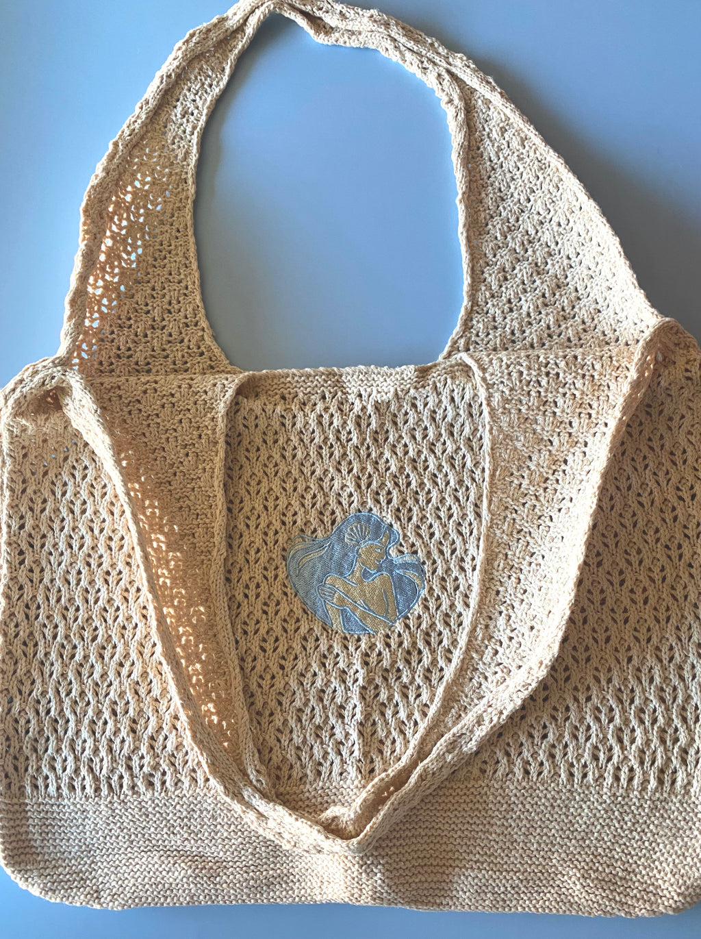 Living in Feminine Flow Tote | Crochet Mamacitas tote | Retreat Beach Bag