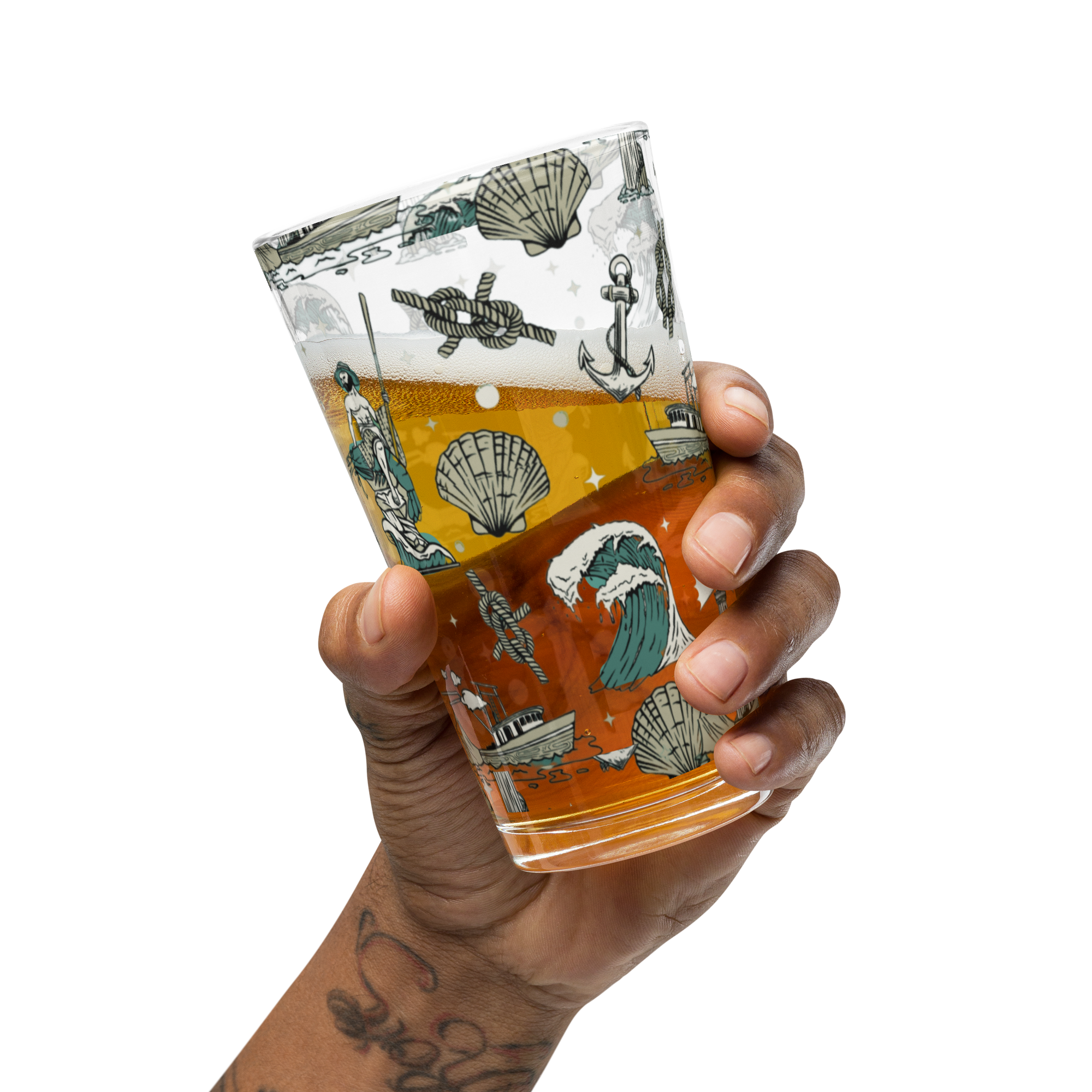 Sea of Cortez Shaker pint glass