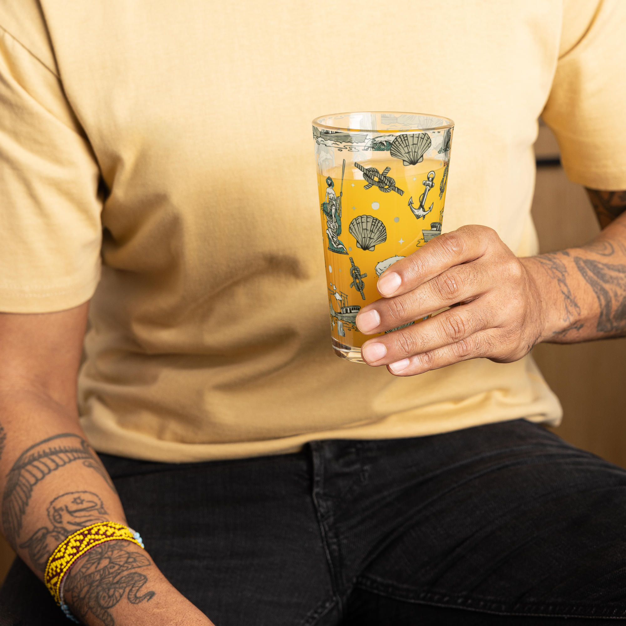 Sea of Cortez Shaker pint glass