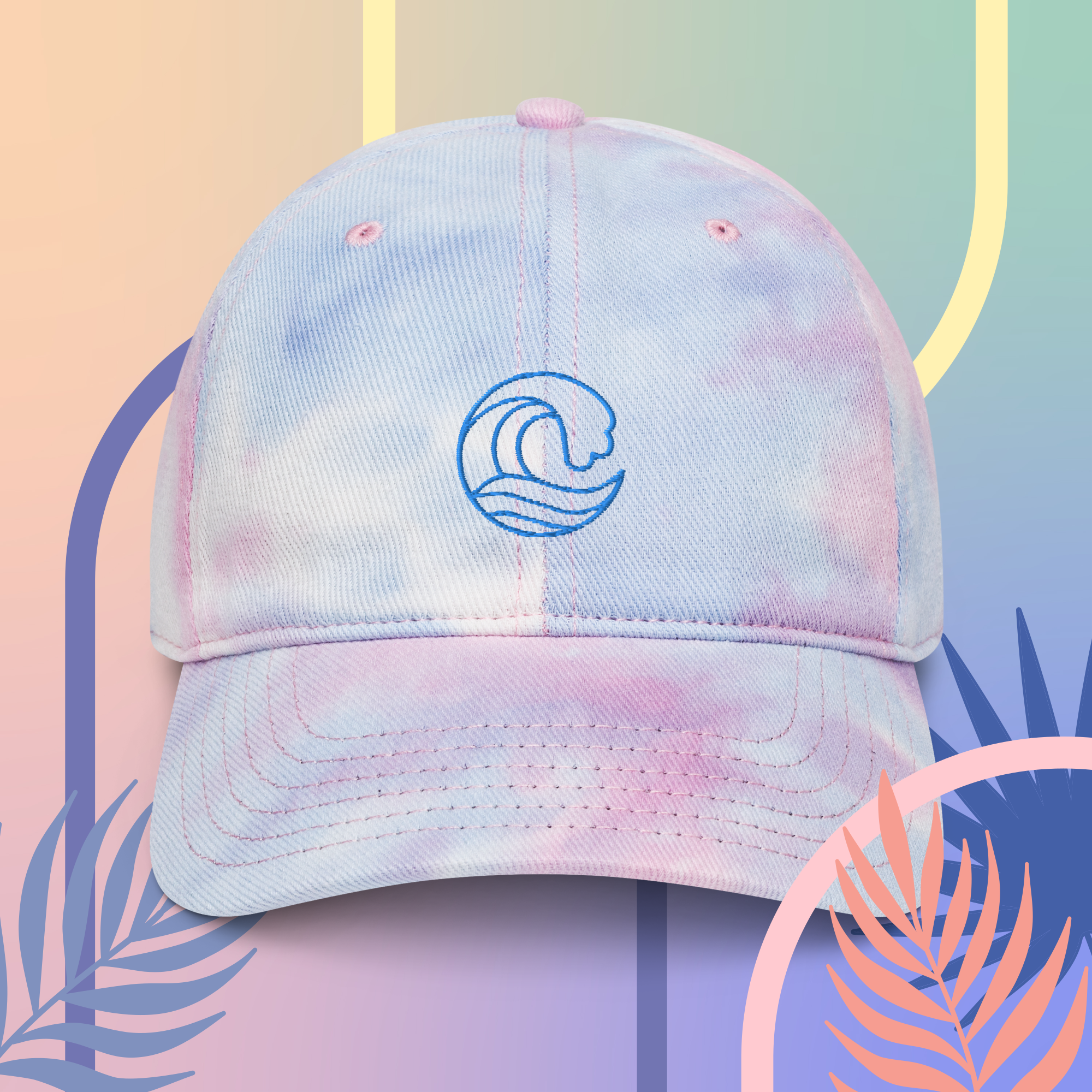 Make Waves Tie dye hat