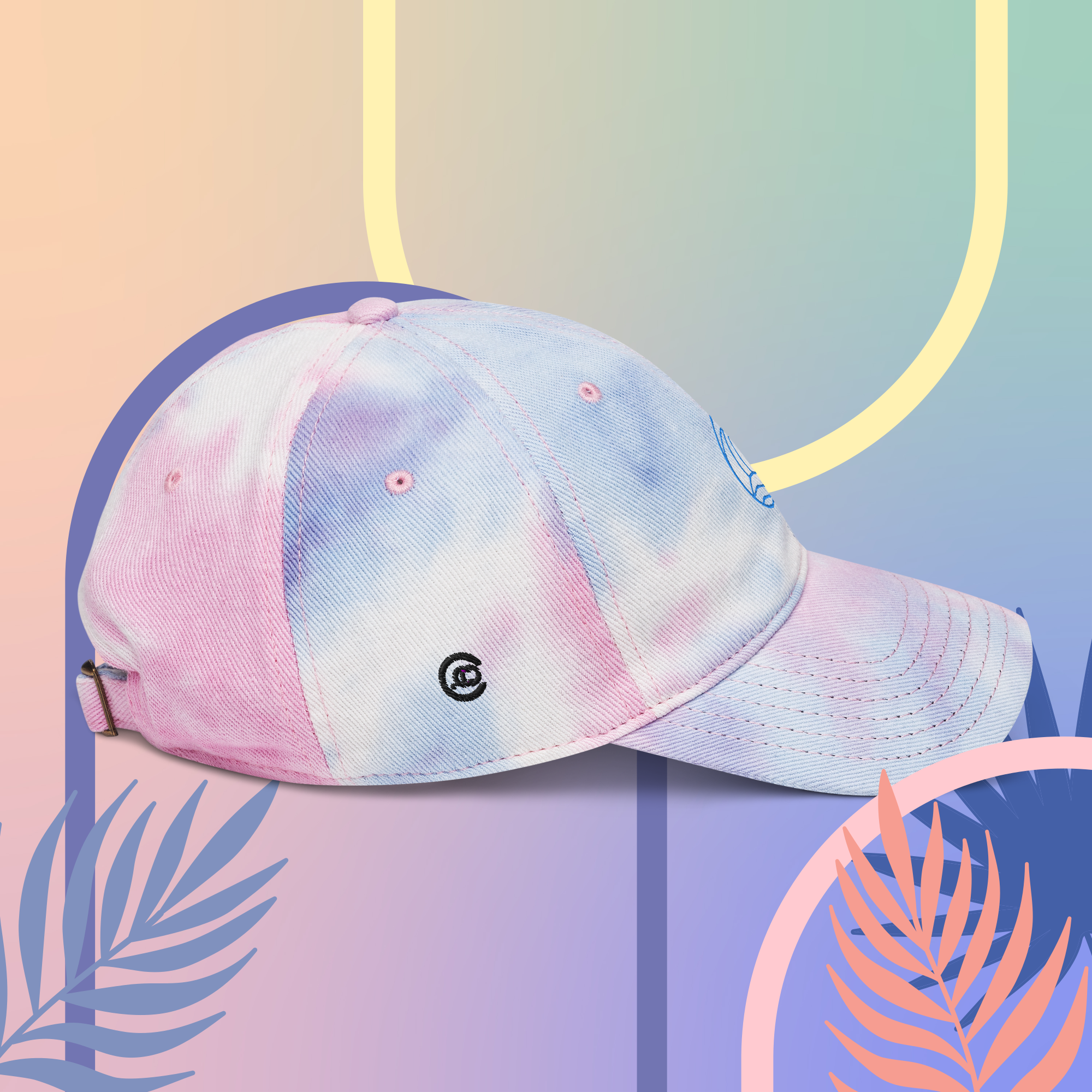 Make Waves Tie dye hat