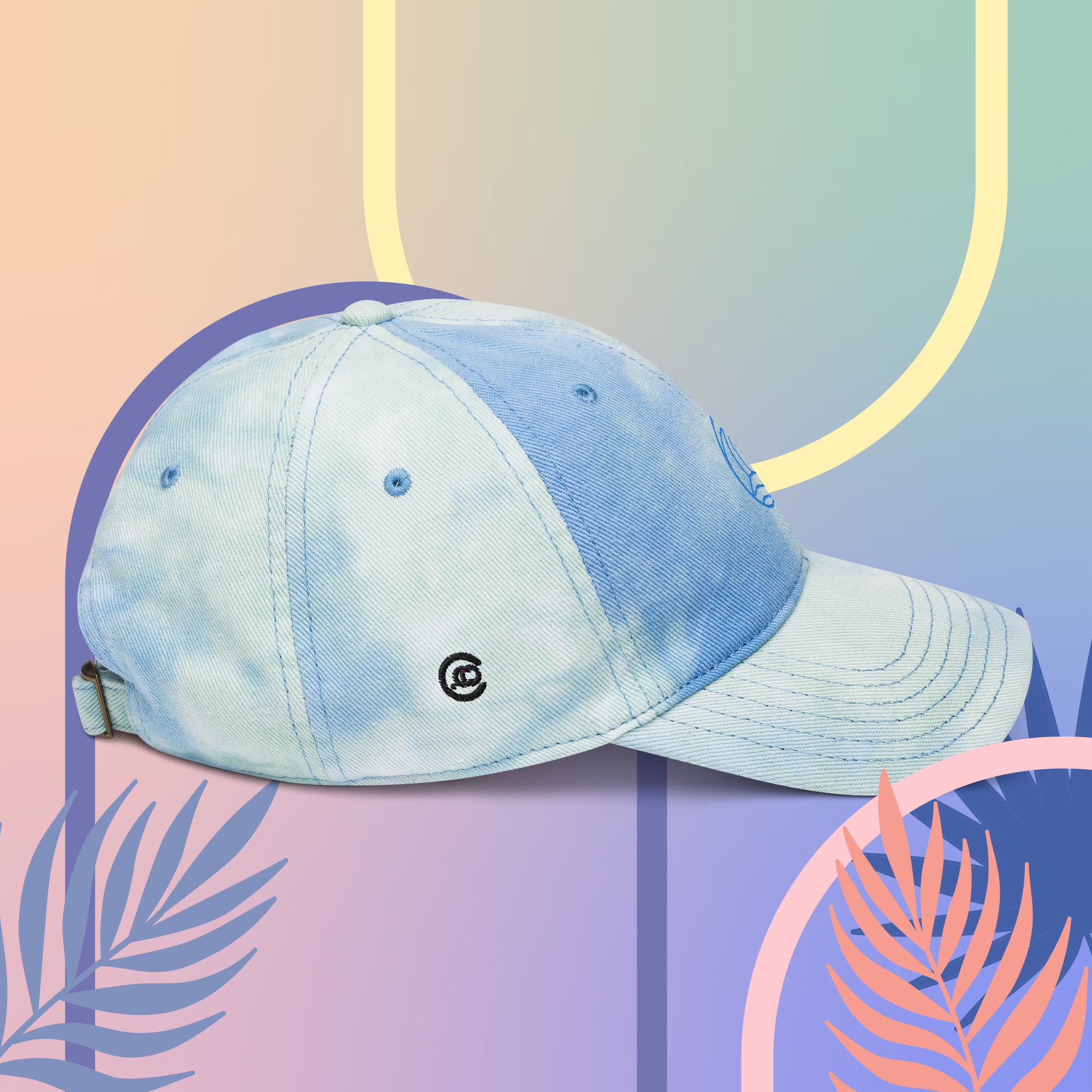 Make Waves Tie dye hat