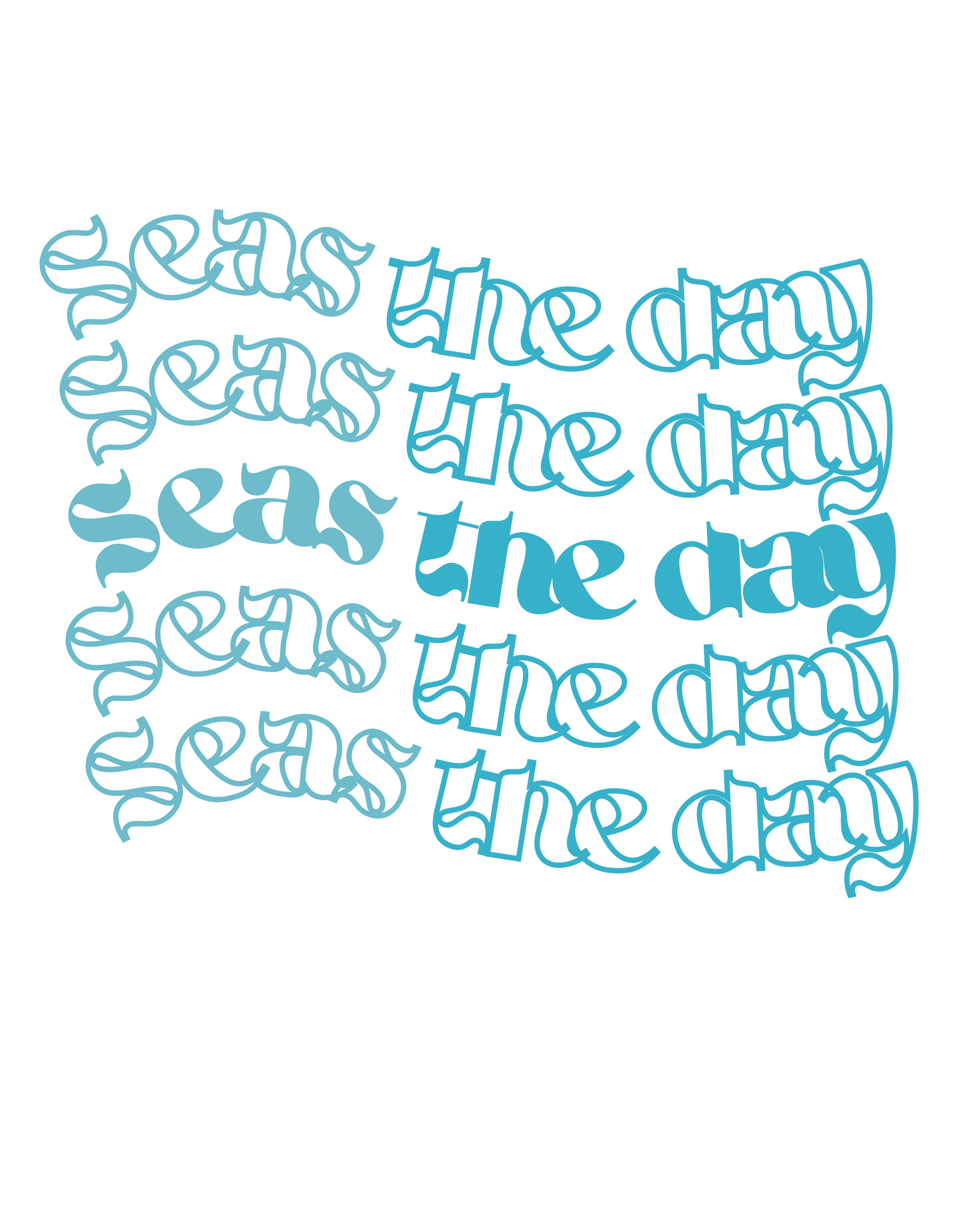 Seas the Day - Sublimation Transfer