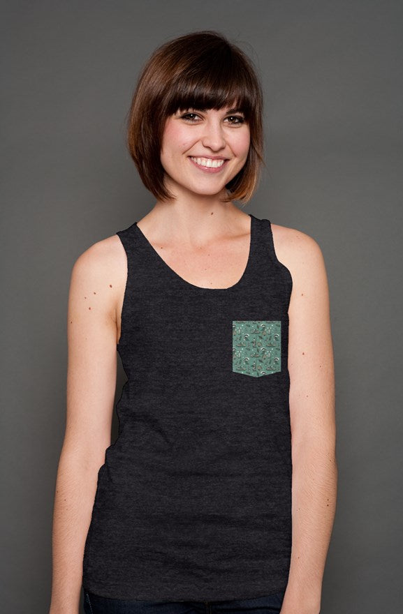 Sea of Cortez unisex heather Pocket tank 