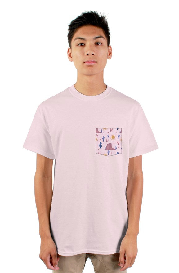 Cinnamon desert pocket tee
