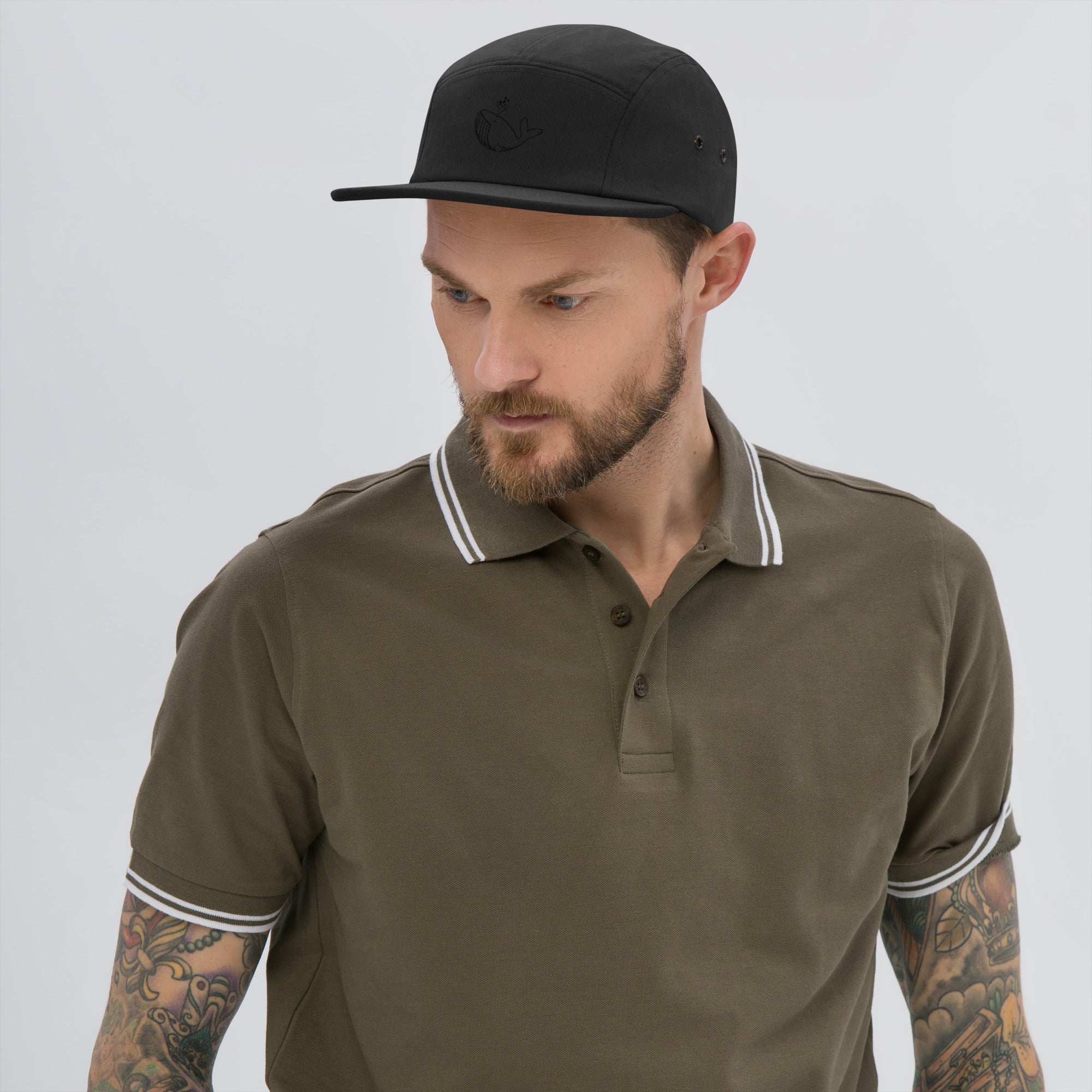 Black Stitch Ballenita NFT Five Panel Cap