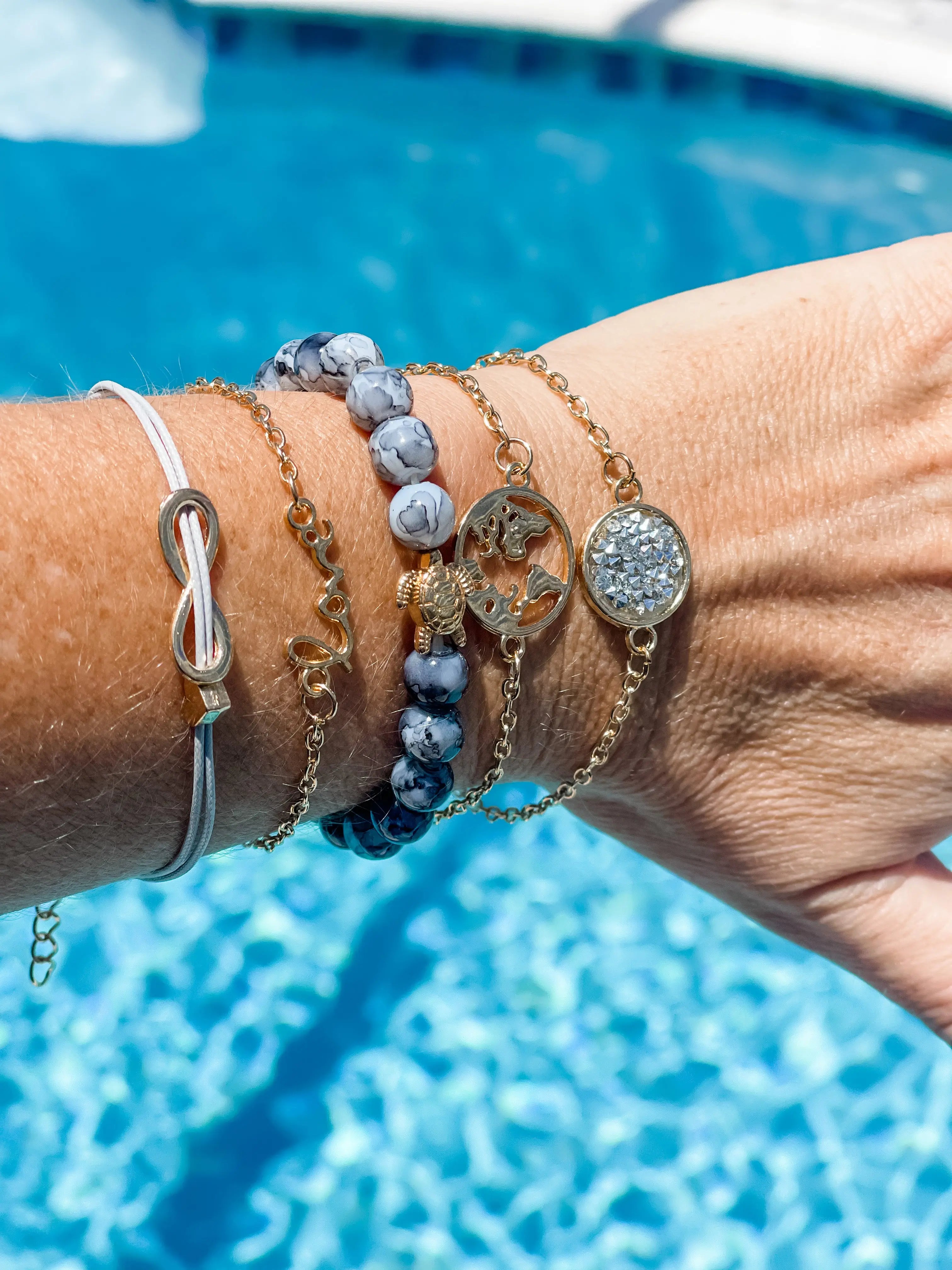 Ocean World by Harris Girls & co Stackable bracelet set