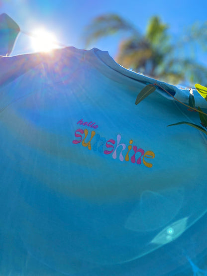 Pre-SALE Women's Embroidered Retro 'Hello Sunshine' Crewneck Sweatshirt