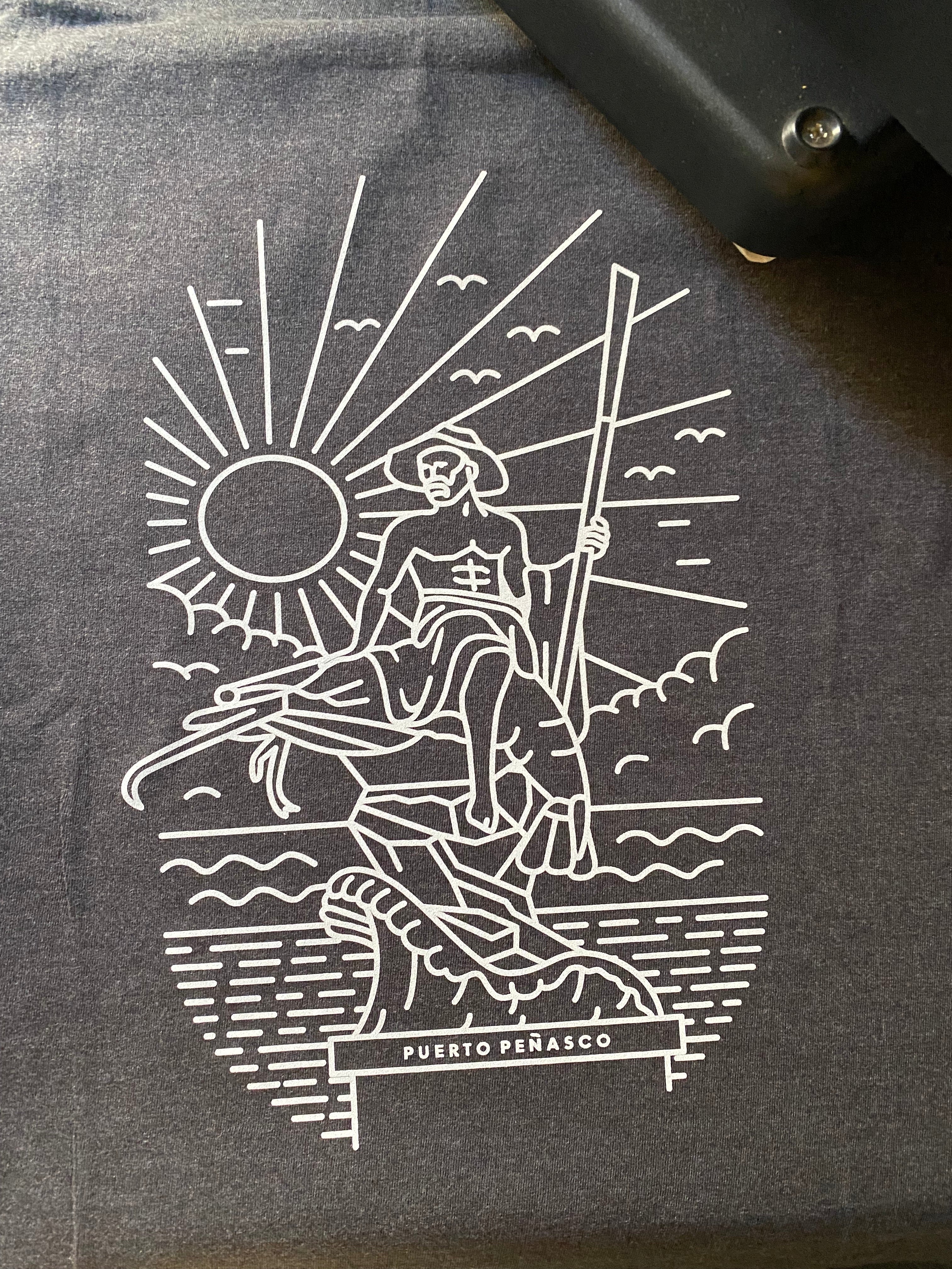 PRE-SALE! Rocky Point Fisherman Line-Art Illustration Tee