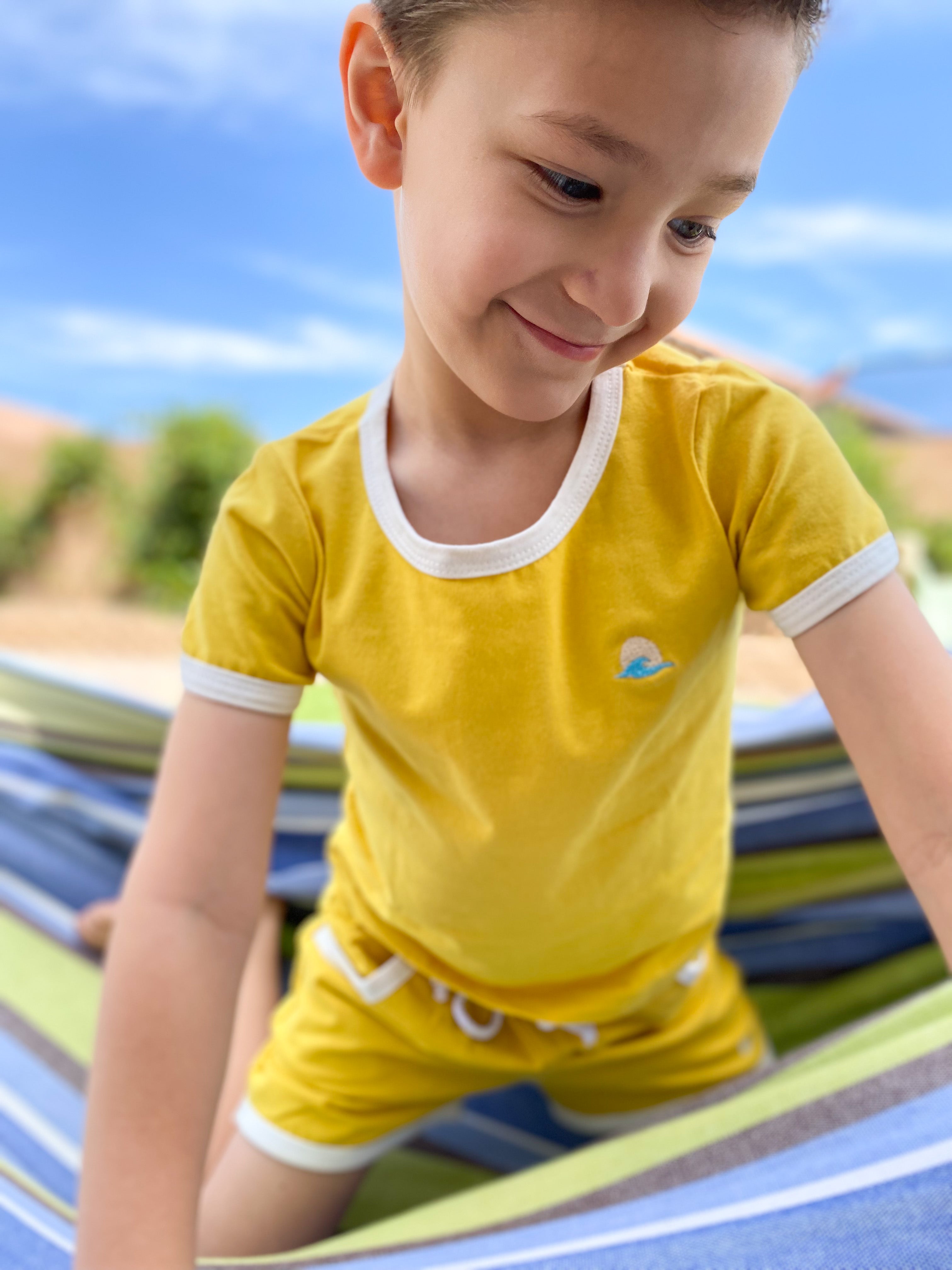 Making Waves Yellow Toddler Set