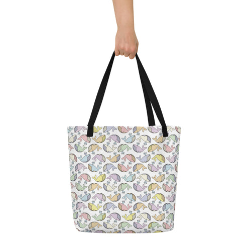 Ballenita NFT All-Over Print Large Tote Bag