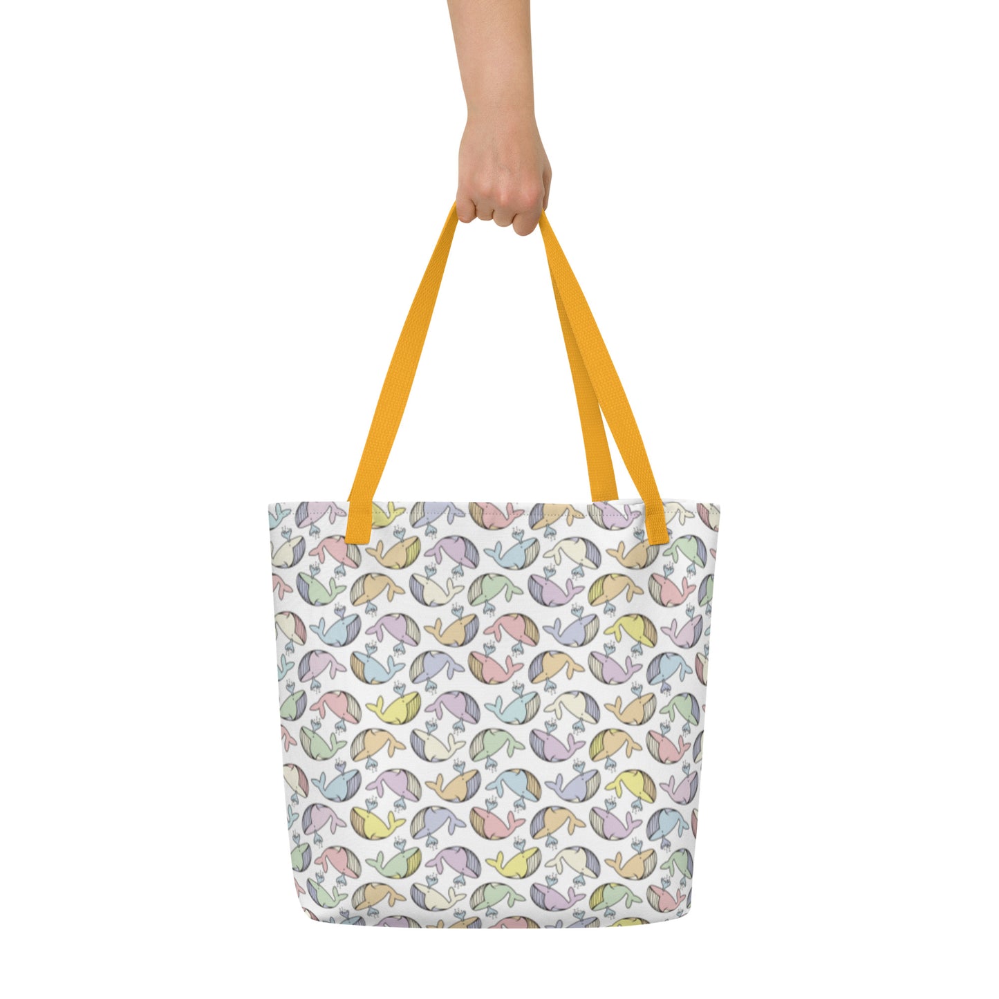 Ballenita NFT All-Over Print Large Tote Bag