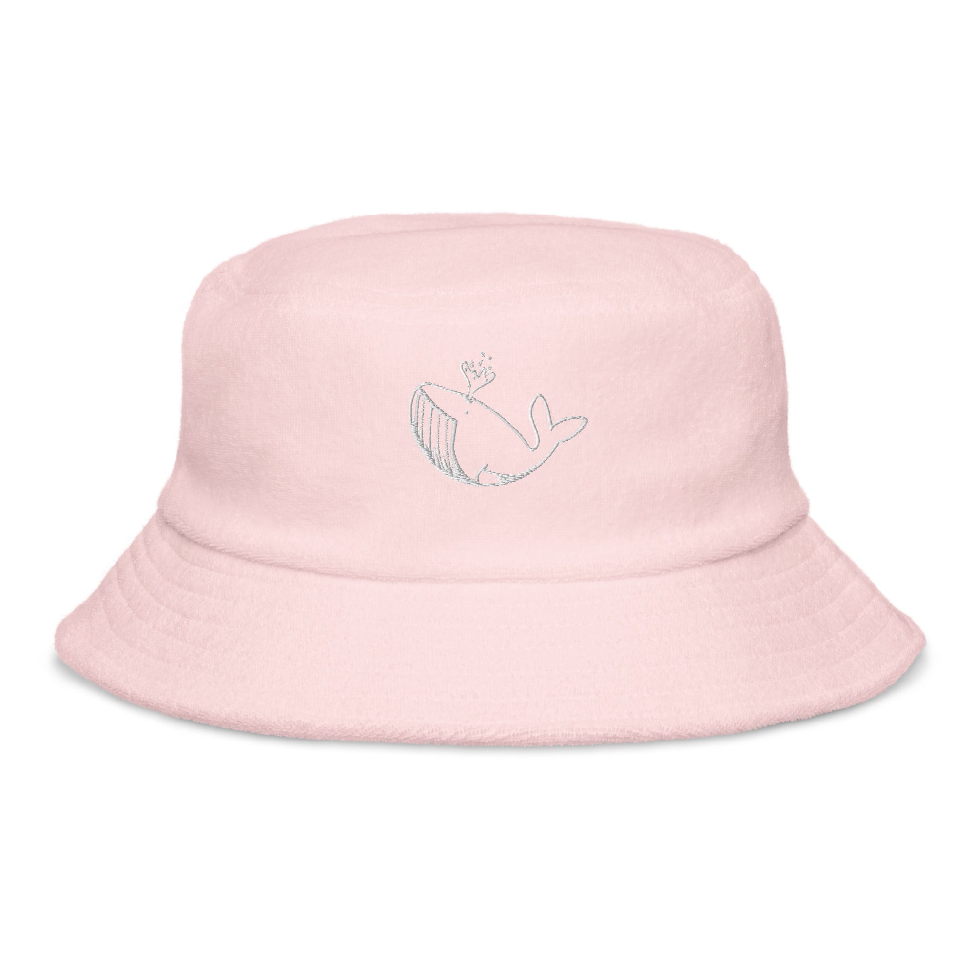White Stitch Ballenita NFT Terry cloth bucket hat
