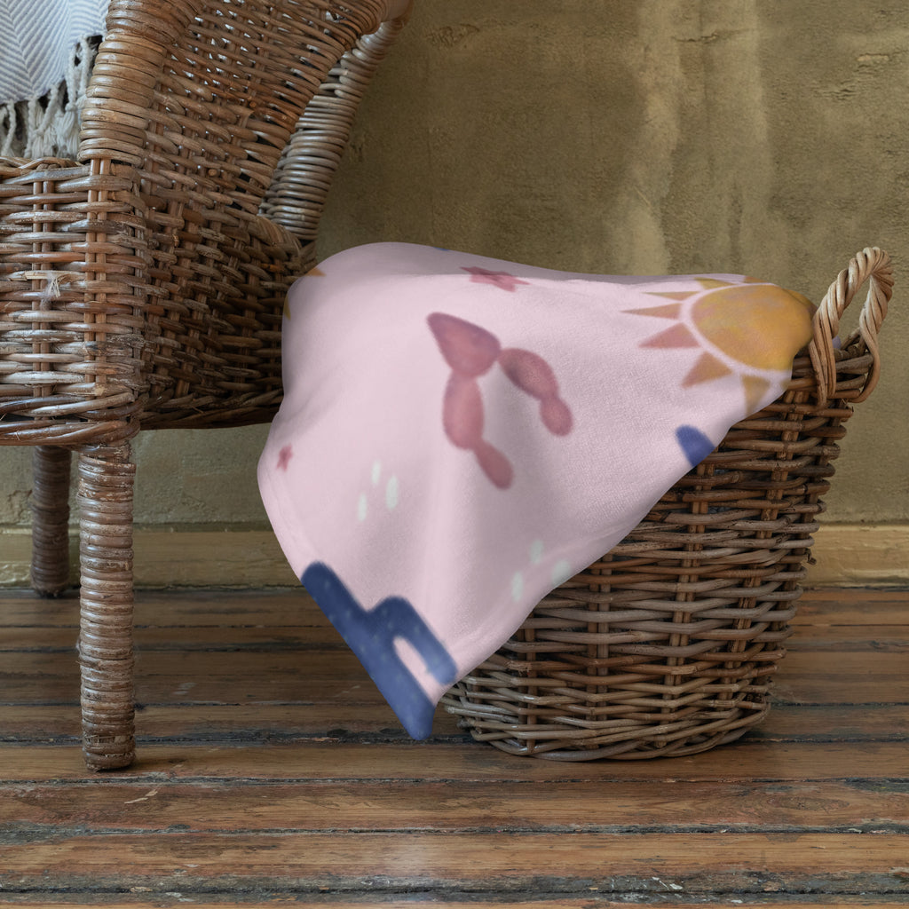 Desert Rose Throw Blanket