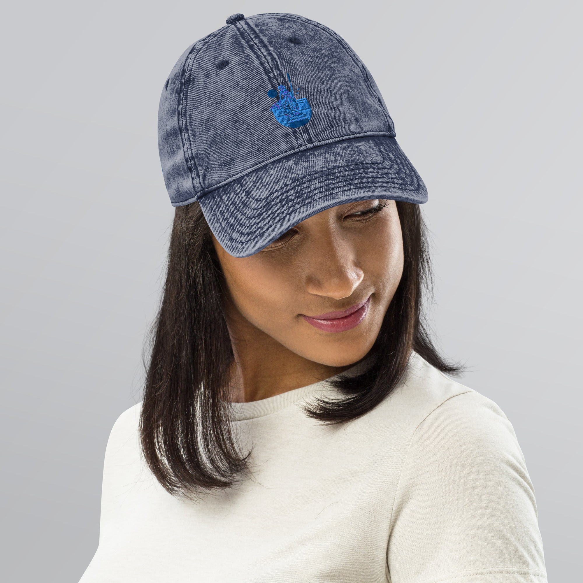 Fisherman Vintage Denim Cotton Twill Cap