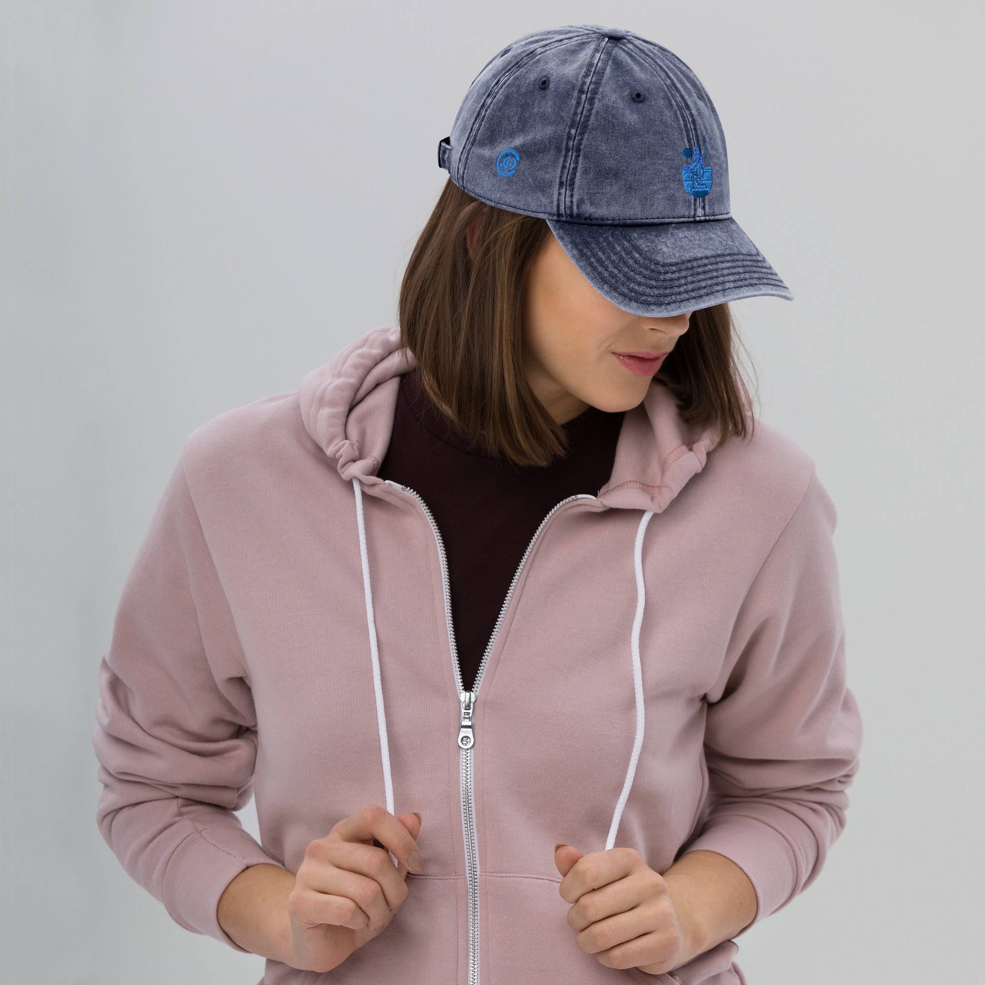 Fisherman Vintage Denim Cotton Twill Cap