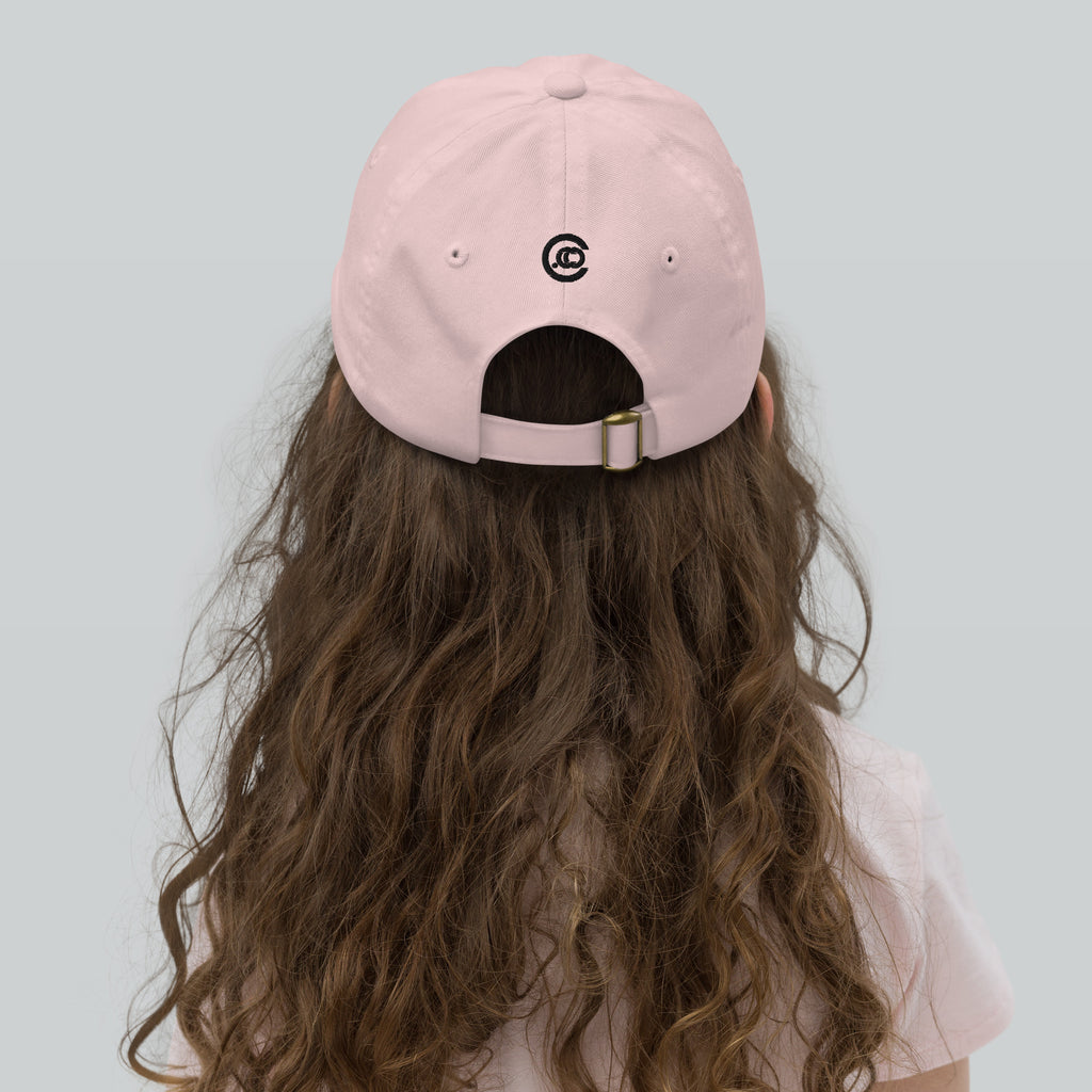 White Stitch Ballenita NFT Youth baseball cap