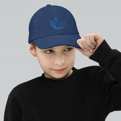 Blue Stitch Ballenita NFT Youth baseball cap